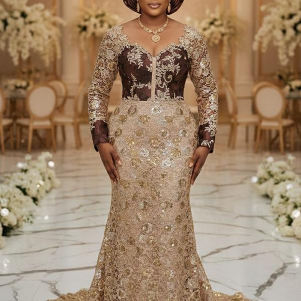 Sweetheart Lace Mermaid Gown