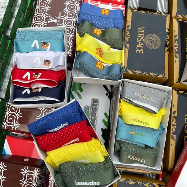 Condom boxers micro-mesh fabric