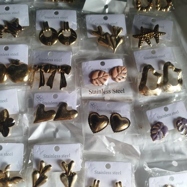 Stainless steel earring