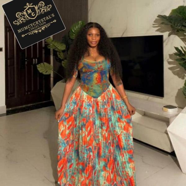 Fatima Mesh gown
