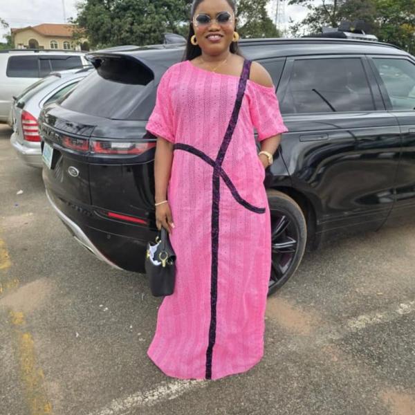 Lace stylish bubu gown