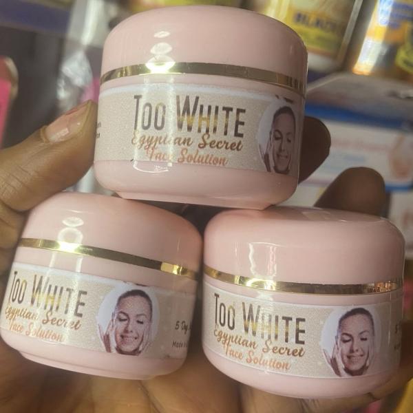 Too white Egyptian secret face cream