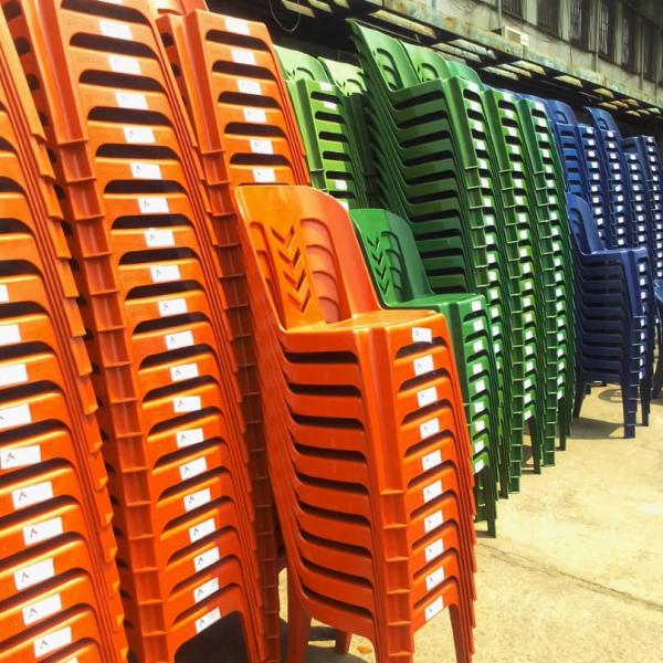 Plastic chair for adults